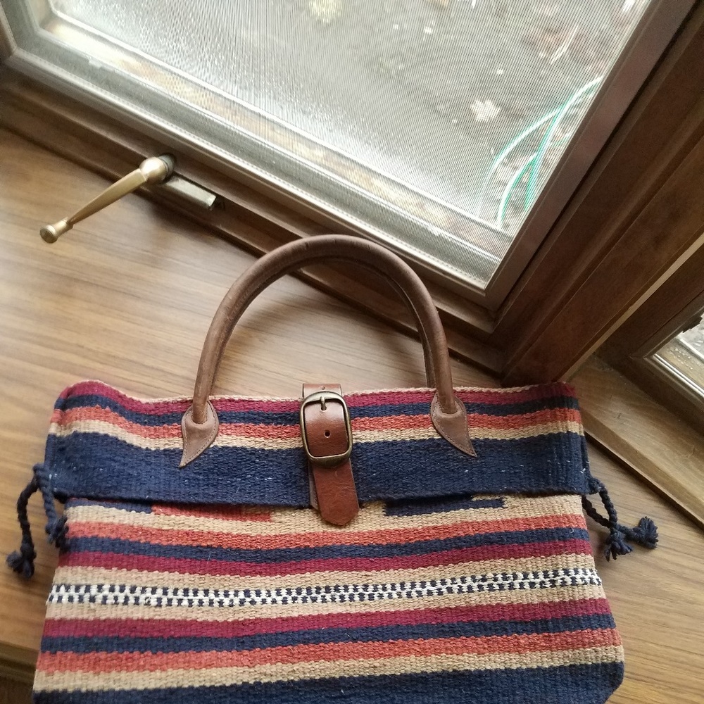 McFadin Timpanogos Wool Tote Bag  EUC
